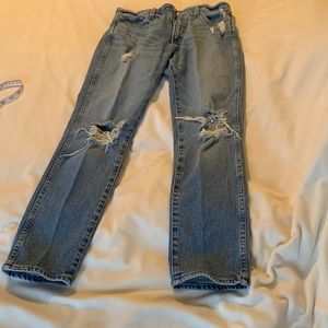 Gap jeans. Size 30. High rise slim straight leg